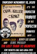 CASH,KILLER & THE KING/LAST TRAIN TO MEMPHIS