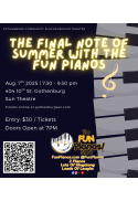 The Final Note of Summer w/ Fun Pianos