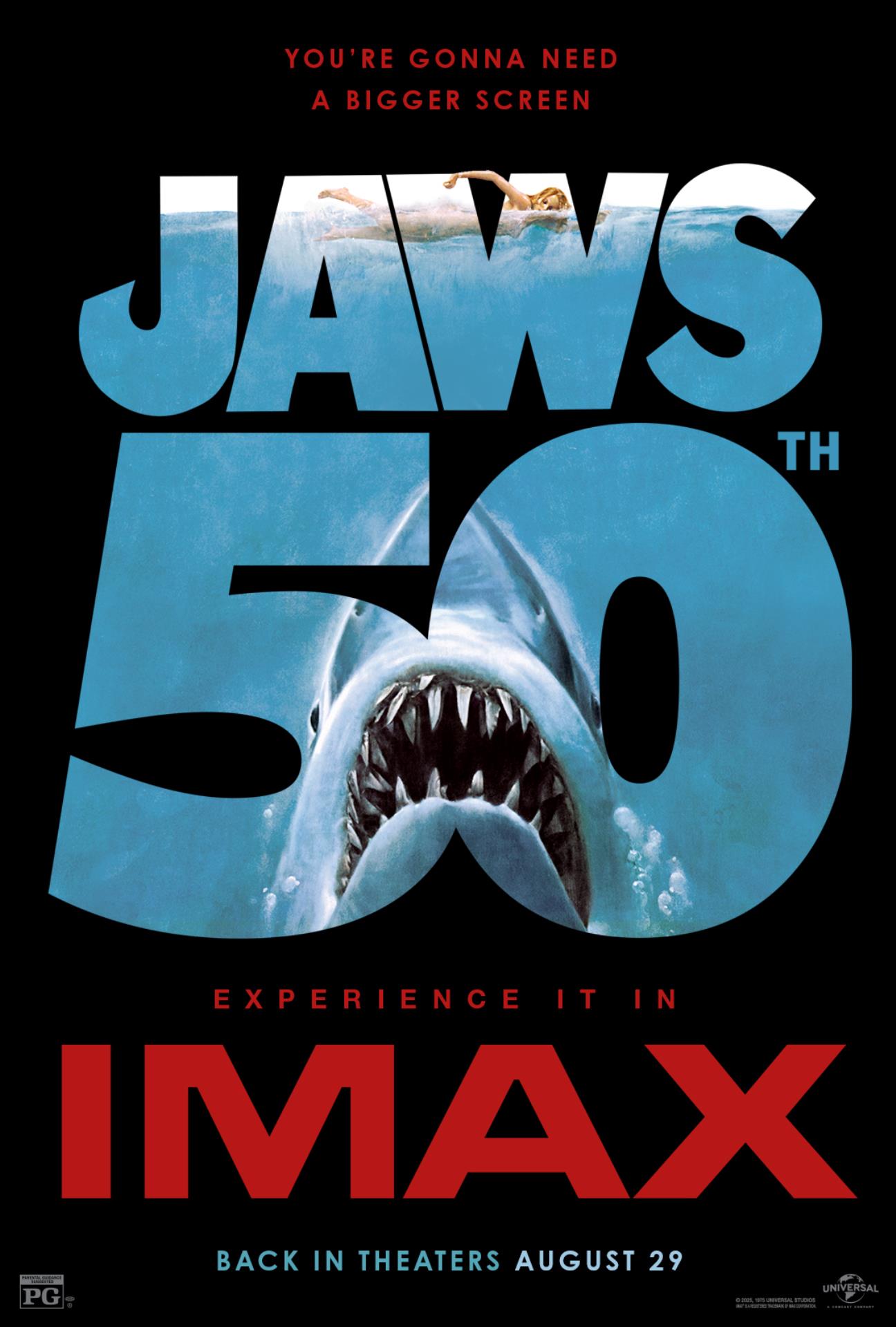 JAWS 50th IMAX ポスター 映画館用ポスター Jaws: 50th Anniversary - The IMAX Experience | IMAX Theater in the