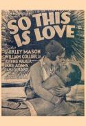 That Certain Thing/So This Is Love?