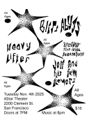 LIVE MUSIC: Bliss Abyss, Heavy Lifter & more