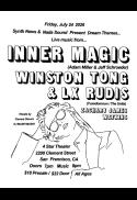 LIVE MUSIC: Inner Magic, Winston Tong & LX Rudis