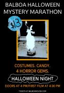 Balboa Halloween Mystery Marathon